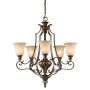Candelabru KELHAM HALL FE-KELHAM-HALL5-UPLT 5x60W/E14 de la Feiss