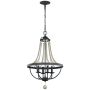 Candelabru Nori FE-NORI4-DWZ 4x40W/E14 de la Feiss