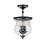Lampă de tavan Pickering Lane FE-PICKERING-LANE-SF-BLK 3x40 W/E14 de la Feiss