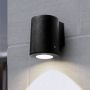 Aplique de perete Franca FMG-FRANCA90-BLK 4000K-2700K 1x6W/GU10 366lm IP55 de la Fumagalli