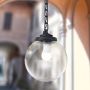 Lampă cu pendul Sicar FMG-SICAR-GLOBE-BLK 1x23W/E27 IP55 de la Fumagalli