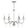 Candelabru FINSBURY PARK FP6-POL-NICKEL 6x60W/E14 de la Elstead Lighting