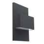 Aplique de perete GENEVE 5108GR 4000K 1x8W/LED 961LM IP54 de la Norlys