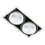 Lumină îngropată deasupra plafonului VERTICO GL7108-2/2X18W 4000K WH+BL 2x18W/LED 3045LM IP20 de la Italux
