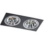 Lumină îngropată deasupra plafonului SIRO AZ0772 2x50W/GU10 ES111 de la AZzardo