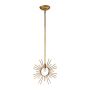 Lampă cu pendul Sun King GN-SUN-KING-P-G 1x60 W/E27 de la Gilded Nola