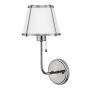 Aplique de perete Clarke HK-CLARKE1-PN-WH 1x40W/E27 IP20 de la Hinkley Lighting