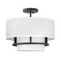 Lampă de tavan Graham HK-GRAHAM-M-BK 3x40 W/E14 de la Hinkley Lighting