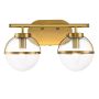 Aplique de perete Hollis HK-HOLLIS2-C-HB-BATH 2x60W/E14 IP44 de la Hinkley