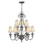 Candelabru PLANTATION HK-PLANT10-PL 10x60W/E14 de la Hinkley Lighting