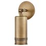 Aplique de perete Pratt HK-PRATT-1LT-SPOT-HB 3000K 1x8W/GU10 560lm ip44 de la Hinkley