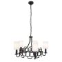 Candelabru Sabina HK-SABINA5-BK 5x40W/E14 de la Hinkley
