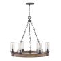 Lampă cu pendul Sawyer HK-SAWYER6-SQ 6x40W/E14 IP44 de la Hinkley Lighting
