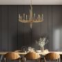 Candelabru SPYRE HK-SPYRE6C-CPG 6x60W/E14 de la Hinkley Lighting