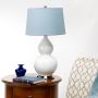 Lampă de masă Isla ISLA-PN-TL-BLUE 1x60 W/E27 de la Elstead Lighting