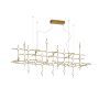 Lampă cu pendul PROVENZA MD18001067-55A GD 3000K 55x132W/LED 9133LM IP20 de la Italux