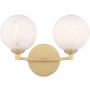 Aplique de perete Izzy IZZ0935-17 2x40w/g9 ip20 de la Dar Lighting