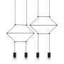 Lampă cu pendul FLUSSO LINE JD0032-4P 3000K 4x3W/G9 960LMLM IP20 de la King Home
