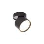 Lumină montată pe suprafață Kendal LP-6331/1SM BK movable 1x7W/GX53 IP20 de la Light Prestige