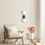 Aplique de perete Dorado LP-002/2W BK 2x40W/E14 IP20 de la Light Prestige