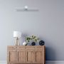 Aplique de perete Modern Slim LP-777/1W M WH 3000K 1x6W/LED 800 lm IP44 de la Light Prestige