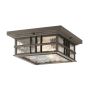 Lustră de tavan BEACON SQUARE KL-BEACON-SQUARE-F-OZ 2x60W/E27 IP44 de la Elstead Lighting