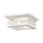 Lustră de tavan BEACON SQUARE KL-BEACON-SQUARE-F-WHT 2x60W/E27 IP44 de la Elstead Lighting