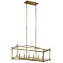 Lampă cu pendul CAYDEN KL-CAYDEN-ISLE 6x60W/E14 de la Kichler