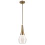 Lampă cu pendul Deela KL-DEELA-P-CPZ 1x60W/E27 IP20 de la Kichler
