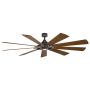 Ventilator Gentry XL KLF-GENTRY-85-WZ 3000K 1x14W/LED 1300 lm IP20 de la Kichler