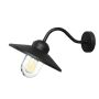 Aplique de perete KLAMPENBORG KLAMPENBORG-BK 1x60W/E27 IP44 de la Elstead Lighting