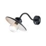 Aplique de perete Klampenborg KLAMPENBORG-PIR-BK 1x60W/E27 IP44 de la Elstead Lighting