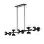 Lampă cu pendul Palta KL-PALTA-LP10-BK 10x40W/E14 IP20 de la Kichler