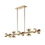 Lampă cu pendul Palta KL-PALTA-LP10-CPZ 10x40W/E14 IP20 de la Kichler