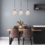 Lampă cu pendul Fondi LP-1214/3P 3x40W/E14 IP20 de la Light Prestige