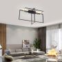Lampă de tavan Frame 3D LP-980/3D4 BK 4000K 1x60W/LED 1660 lm IP20 de la Light Prestige