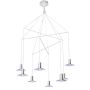 Lampă cu pendul Hat LP-1661/8P WH 3000K 8x3W/LED IP20 de la Light Prestige
