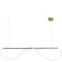Lampă cu pendul Meleca LP-2345/1P M GD 3000K|4000K|6000K 1x36W/LED 4400lm IP20 de la Light Prestige