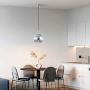 Lampă cu pendul Palla LP-2844/1P S CH 1x40W/E14 IP20 de la Light Prestige