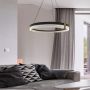 Lampă cu pendul Plum LP-0407/1P L BK Triangle 3000K|4000K|6000K 1x40W/LED IP20 de la Light Prestige