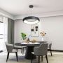 Lampă cu pendul Reus LP-8069/1P LED BK 4000K 1x36W/LED 3240 lm IP20 de la Light Prestige