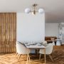 Lampă cu pendul Roma LP-1345/3P GD 3x40W/E14 IP20 de la Light Prestige