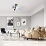 Lampă cu pendul Roma LP-1345/4P BK 4x40W/E14 IP20 de la Light Prestige