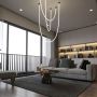 Lampă cu pendul Rope Light LP-642/2M Smart 2700K-6500K 1x25W/LED 6600 lm IP20 de la Light Prestige