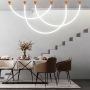 Lampă cu pendul Rope Light LP-642/3M Smart 2700K-6500K 1x38W/LED 9800 lm IP20 de la Light Prestige