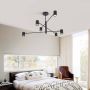 Lampă de tavan Snow LP-731/6P BK 6x50W/GU10 IP20 de la Light Prestige