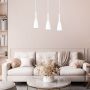 Lampă cu pendul Solin LP-181/3L WH 3x60W/E27 IP20 de la Light Prestige