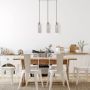 Lampă cu pendul Tirana LP-945/3L WH 3x60W/E27 IP20 de la Light Prestige