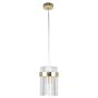 Lampă cu pendul Vetro LP-2910/1P GD 1x10W/E14 IP20 de la Light Prestige