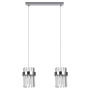 Lampă cu pendul Vetro LP-2910/2L CH 2x10W/E14 IP20 de la Light Prestige